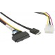 OCULINK-Kabel auf PCIe U.2 mit 75 cm Supermicro CBL-SAST-110