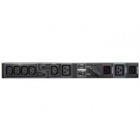 WARTUNG BYPASS SWITCH RACK 19 Zoll FÜR USV POWERWALKER BIS 3000VA, 5X IEC C13, 1X IEC C19