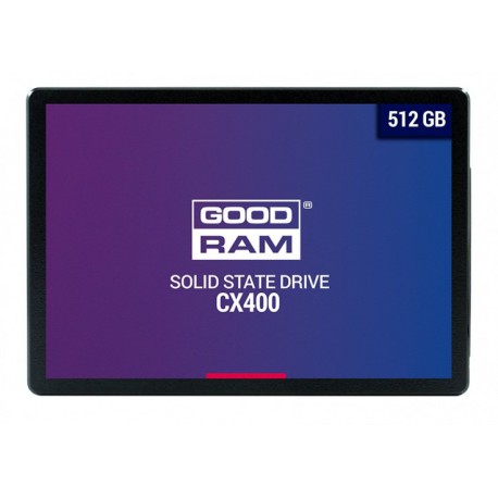 Festplatte GoodRam CX400 SSDPR-CX400-512 (512 GB 2.5 SATA III)