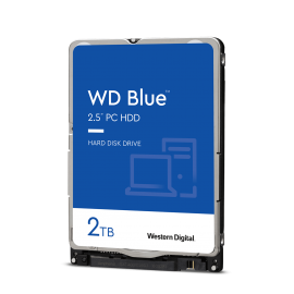 Festplatte HDD WD Blue 2TB 2.5" SATA III 128 MB 5400 obr./min. (WD20SPZX)